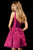 Sherri Hill - 52386 Plunging V Neck Short Taffeta A Line Dress Homecoming Dresses