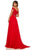 Sherri Hill - 52729 Lace Off The Shoulder Chiffon A-line Dress Prom Dresses