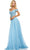 Sherri Hill - 52729 Lace Off The Shoulder Chiffon A-line Dress Prom Dresses