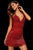 Sherri Hill - 52938 Short Beaded Deep V-neck Sheath Dress Cocktail Dresses