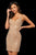 Sherri Hill - 52991 Short Plunging V-Neck Beaded Dress Special Occasion Dress 00 / Nude