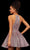 Sherri Hill - 53027 Short Illusion Paneled Halter Glitter Dress Cocktail Dresses
