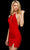 Sherri Hill - 53069 Sleeveless Halter Neck Short Scuba Dress Cocktail Dresses