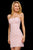 Sherri Hill - 53071 Strapless Neoprene Short Sheath Dress Special Occasion Dress 00 / Blush