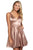 Sherri Hill - 53081 Sleeveless V-Neck Scoop Back A-Line Short Dress Special Occasion Dress