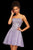 Sherri Hill - 53099 Beaded Lace Short Tulle A-line Dress Cocktail Dresses 00 / Lilac