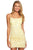 Sherri Hill - 53151 Embroidered Lace Short Dress Cocktail Dresses 00 / Yellow