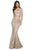 Sherri Hill - 53247 Two Piece Beaded Lace Mermaid Dress Evening Dresses 00 / Rose Gold