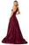 Sherri Hill - 53350 High Neckline Shimmer Satin A-Line Dress Prom Dresses