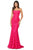 Sherri Hill - 53359 Allover Lace Sexy Back Fitted Dress Prom Dresses 00 / Bright Pink