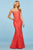 Sherri Hill - 53359 Allover Lace Sexy Back Fitted Dress Prom Dresses 00 / Coral