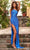 Sherri Hill - 54401 Rhinestone Studded One Shoulder High Slit Gown Evening Dresses