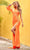 Sherri Hill - 54421 Bishop Sleeve One Shoulder Dress Evening Dresses 0 / Light Orange