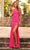 Sherri Hill - 54435 Embellished Asymmetrical Evening Dress Prom Dresses 0 / Neon Pink