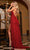 Sherri Hill - 54798 Embellished Straight Neck Sheath Dress With Slit Evening Dresses