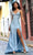Sherri Hill - 54800 Rhinestone Jersey V Neck Dress Evening Dresses 0 / Silver