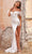 Sherri Hill - 54839 Off Shoulder High Slit Dress Prom Dresses 00 / Ivory