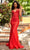 Sherri Hill - 54849 Strappy Style Mermaid Gown Special Occasion Dress 00 / Red