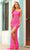 Sherri Hill - 54895 Cutout Ornate Sequin Gown Special Occasion Dress 00 / Neon Pink