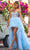 Sherri Hill - 54907 Sweetheart High Low Dress Prom Dresses 00 / Light Blue