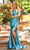 Sherri Hill - 54922 Ruched One Shoulder Dress Prom Dresses 00 / Turquoise