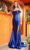 Sherri Hill - 54923 Draped Corset High Slit Gown Special Occasion Dress