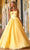 Sherri Hill - 54975 Jeweled Choker Ballgown Prom Dresses 00 / Yellow