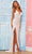 Sherri Hill - 55058 Butterfly Back Beaded Sheath Gown Prom Dresses 00 / Ivory/Multi