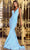 Sherri Hill 55084 - Sequin V-Neck Prom Dress Special Occasion Dress 000 / Light Blue