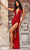 Sherri Hill 55090 - V-Neck Beaded Lattice Evening Gown Evening Gown 000 / Red