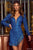 Sherri Hill 55137 - Long Sleeve V-Neck Cocktail Dress Special Occasion Dress