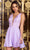 Sherri Hill 55175 - Laced Bodice Cocktail Dress Cocktail Dresses 000 / Periwinkle
