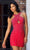 Sherri Hill 55194 - Halter key-Hole Cocktail Dress Cocktail Dress 00 / Red