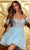 Sherri Hill 55245 - Off Shoulder Sweetheart Neckline Cocktail Dress Cocktail Dresses 000 / Light Blue