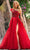 Sherri Hill 55278 - Asymmetric Bodysuit Evening Gown Evening Gown 000 / Red