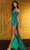 Sherri Hill 55284 - Fringed High-Slit Prom Dress Prom Dresses 000 / Jade
