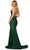 Sherri Hill 55340 - V-Neck Tie Back Jersey Evening Gown Evening Gown
