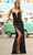 Sherri Hill 55376 - Beaded Plunging Prom Dress Special Occasion Dress 000 / Black