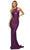 Sherri Hill 55396 - Halter Neck Jersey Evening Gown Special Occasion Dress 000 / Purple