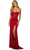 Sherri Hill 55400 - Corset Strapless Prom Gown Prom Dresses 000 / Ruby