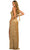 Sherri Hill 55412 - Asymmetrical Fringe Sleeve Evening Dress Evening Dresses