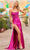 Sherri Hill 55419 - Corset Prom Dress with Slit Special Occasion Dress 000 / Magenta