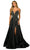 Sherri Hill 55505 - Sleeveless Plunging V-Neck Evening Gown Evening Dresses 000 / Black
