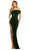 Sherri Hill 55520 - Draped One Shoulder Prom Dress Special Occasion Dress 000 / Emerald