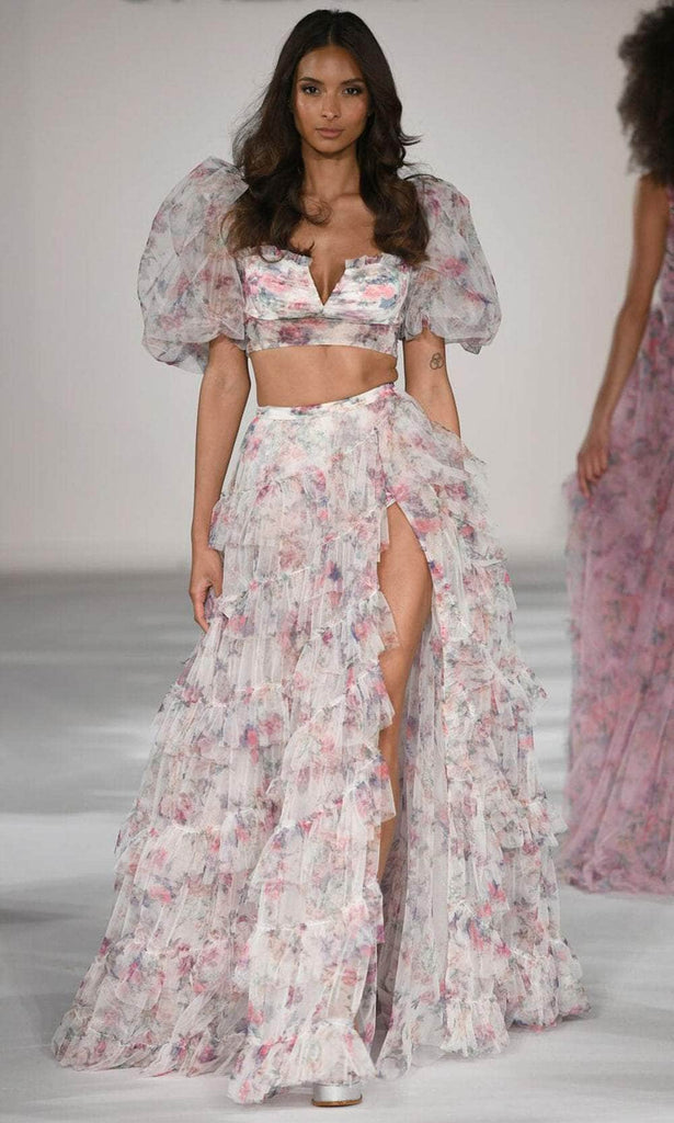 Sherri Hill 55547 Prom Dress - Ivory Print | NewYorkDress Sherri Hill 55547 Prom Dress - Ivory Print | NewYorkDress