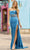 Sherri Hill 55554 - Strapless Pleated Prom Gown Prom Dresses 000 / Teal
