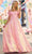 Sherri Hill 55585 - Cold Shoulder Iridescent A-line Gown Special Occasion Dress 000 / Pink