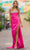 Sherri Hill 55601 - Rhinestone Beaded Pleated Gown Prom Desses 000 / Bright Pink