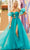 Sherri Hill 55602 - Cutouts Gown Special Occasion Dress 000 / Teal