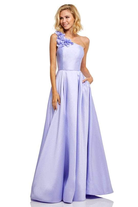 Sherri Hill - Asymmetric A-Line Prom Dress 52720 - 1 pc Lilac In Size 18 Available CCSALE 18 / Lilac